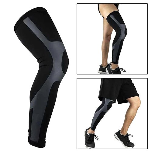 Manchon de compression noir homme