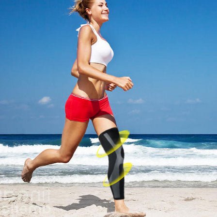 Manchon de compression femme course
