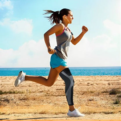 Manchon de compression femme jogging exterieur