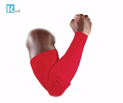 Manchon de compression protection coude rouge
