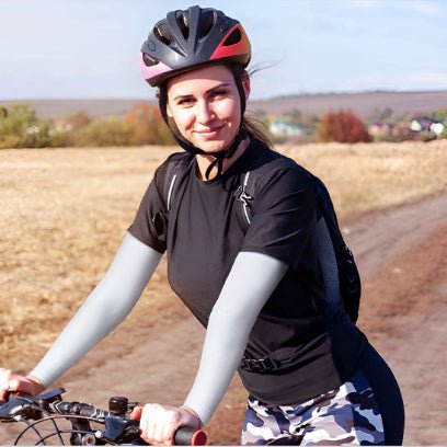 Manchon de compression femme velo