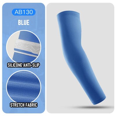 Manchon de compression bleu