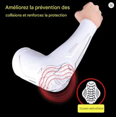 Manchon de compression coude protection