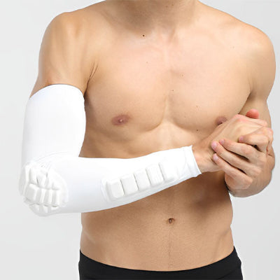 Manchon de compression blanc crossfit