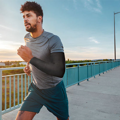Manchon de compression homme jogging 