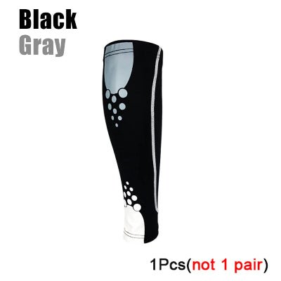 manchon de compression noir et gris