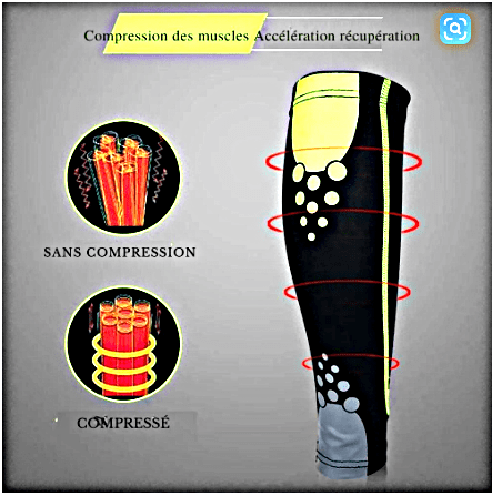 manchon de compression pour recuperation musculaire