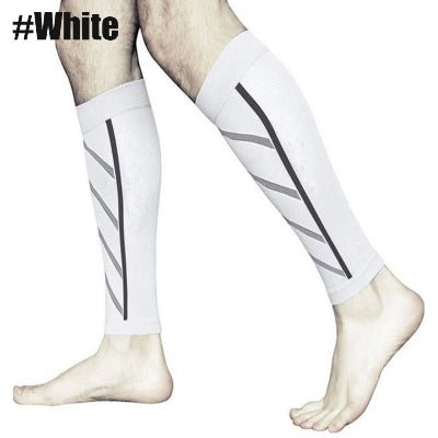 Manchon de compression mollet blanc