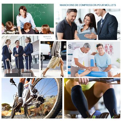 Manchon de compression mollet multi fonction