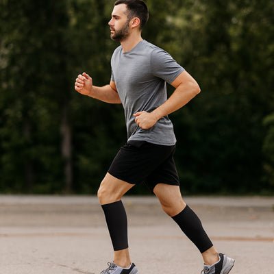 Manchon de compression mollet homme