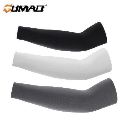 Manchon de compression noir blanc gris