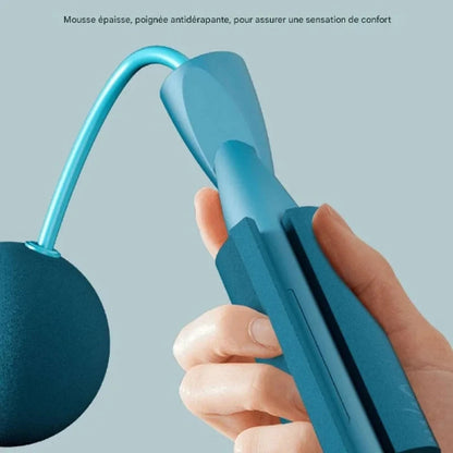 Corde a sauter sans fil poignee mousse antiderapante