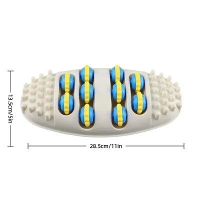rouleau de massage pieds avec les dimensions longueur et largeur 
