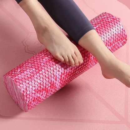 rouleau de massage rose pour relaxer vos muscles apres votre seance de fitness 