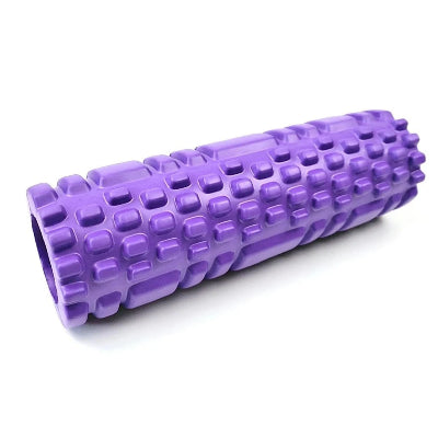 Rouleau de massage violet pour vos seances de yoga
