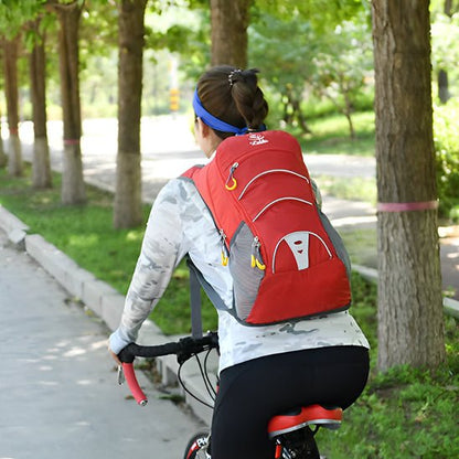 Sac a dos sport rouge femme velo