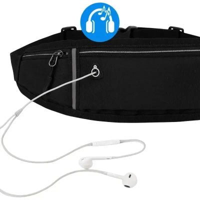 Sac banane avec prise ecouteur pratique