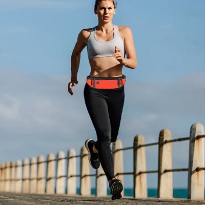 Sac banane rose femme jogging