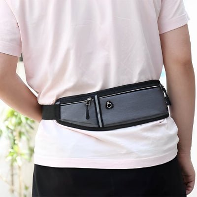 Sac banane noir homme porter dos