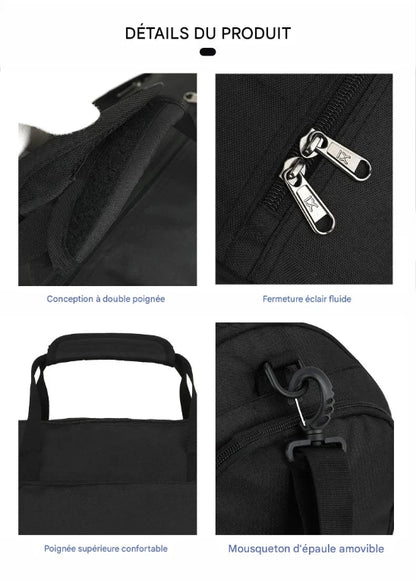 Sac de sport montrer details produit