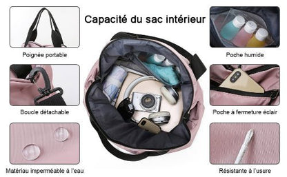 Sac de sport caracteristique interieur exterieur