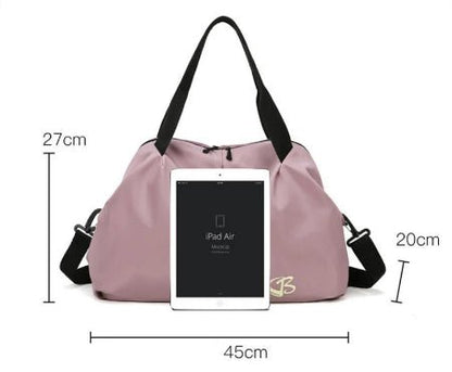Dimensions sac de sport rose