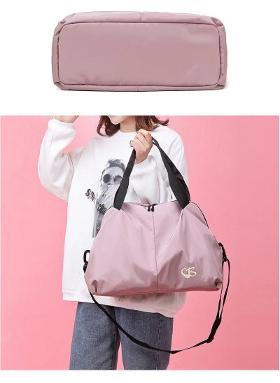 Sac de sport rose dessous