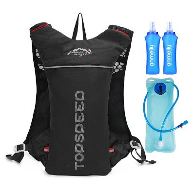 Sac de sport noir eau deux litres