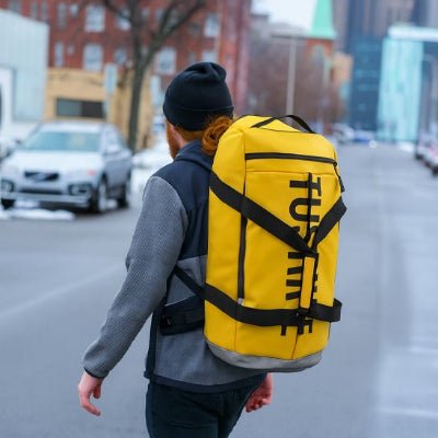 Sac de sport grande capacite jaune