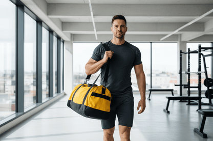 Sac de sport jaune gym lumineux sans texte 3:2 HD