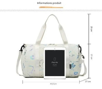 Dimensions sac de sport blanc