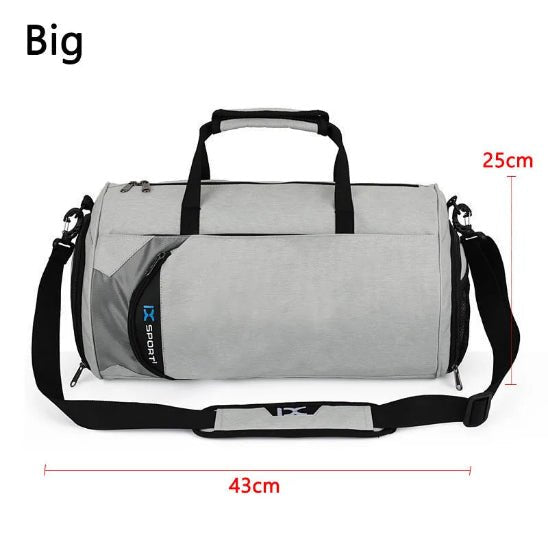 Sac de sport gris modele large