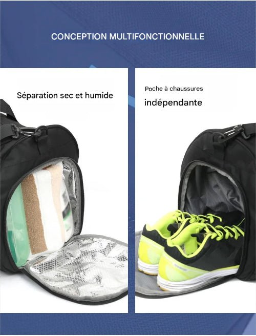 Sac de sport conception multifonctionnelle