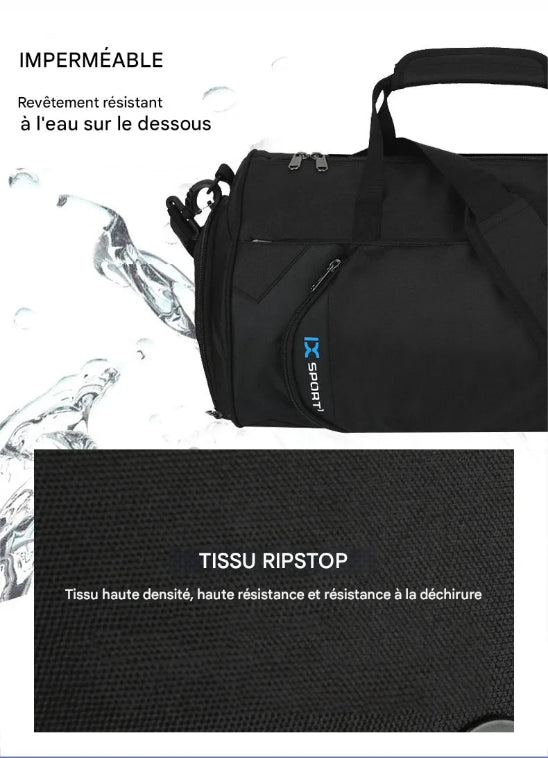 Sac de sport impermeable et resistant