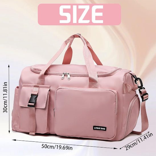 Sac de sport rose dimensoins