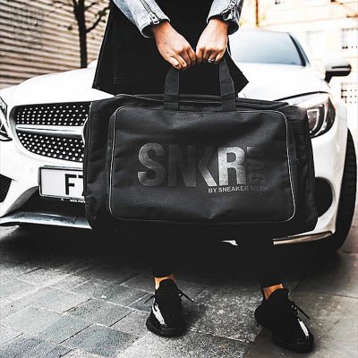 Sac de sport noir logo noir snkr