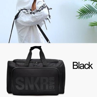 Sac de sport snkr noir logo noir