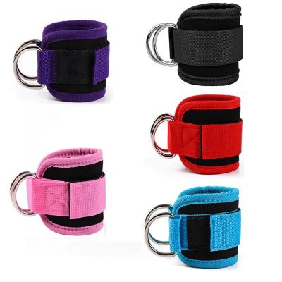 Sangle cheville musculation plusieurs couleurs montrer