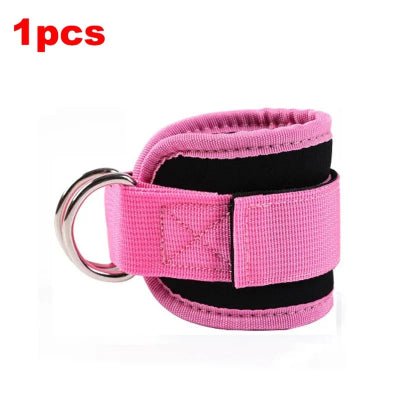 Sangle cheville musculation couleur rose