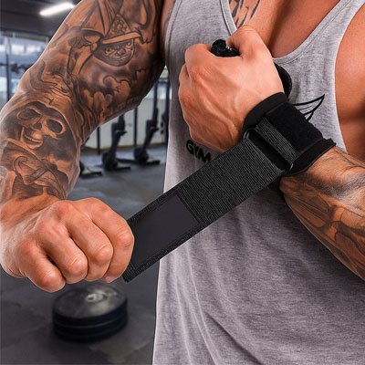 Sangle de tirage noir homme gym