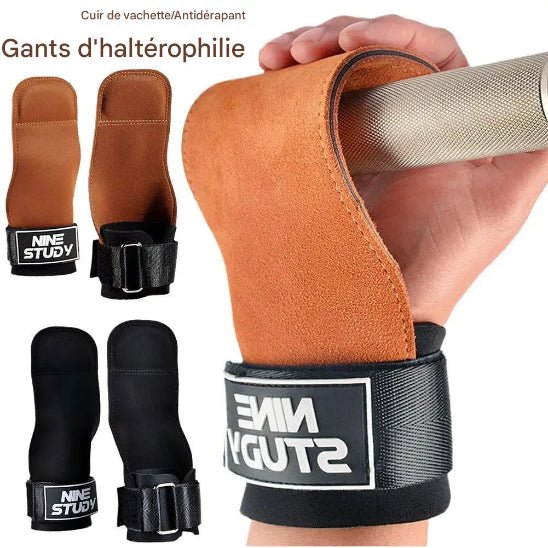 Sangle de tirage cuir vache