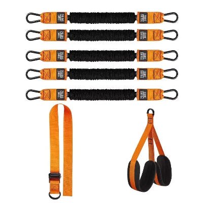 Ensemble orange sangle de suspension trx