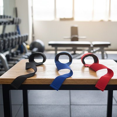 Sangle musculation version noir roue bleu