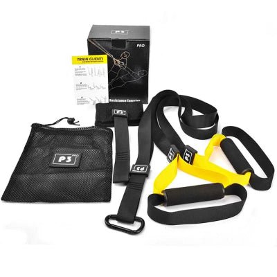Sangle musculation trx ensemble complet jaune