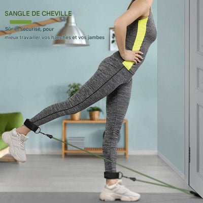 Sangle musculation entrainement maison femme sangle cheville