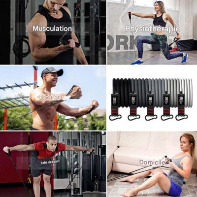 Sangle musculation montre entrainement maison exterieur physiotherapie