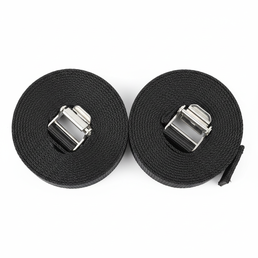 Sangles nylon boucles métalliques anneaux gymnastique