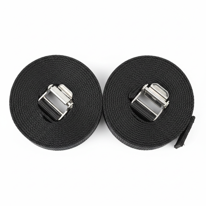 Sangles nylon boucles métalliques anneaux gymnastique