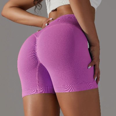 Short de sport femme rose photo arriere