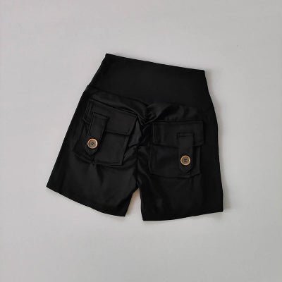 Short de sport femme montrer noir
